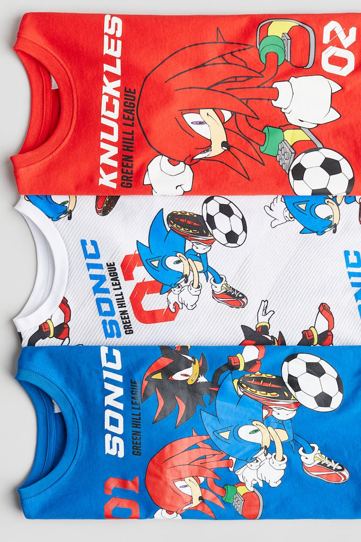 H&M 3-pack Printed T-shirts