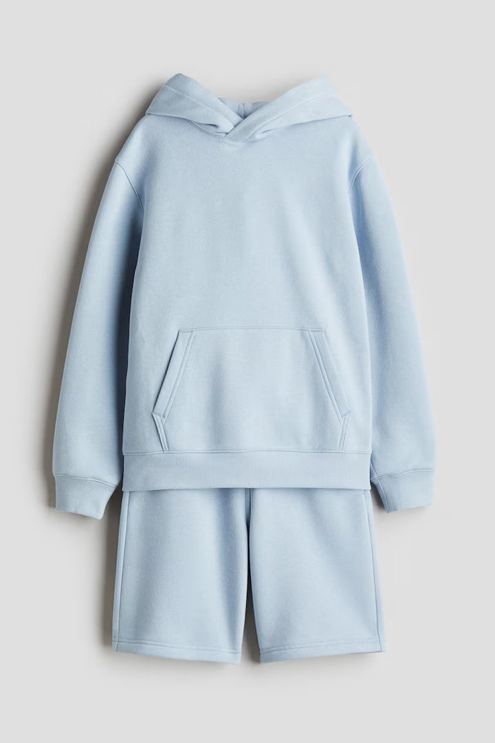 H&M 2-piece Sweatshirt Hoodie and Sweatshorts Set