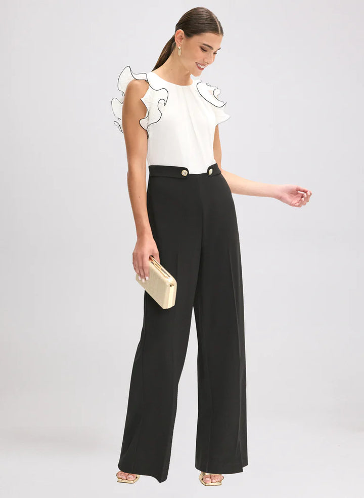 LAURA Sleeveless Wide-Leg Jumpsuit