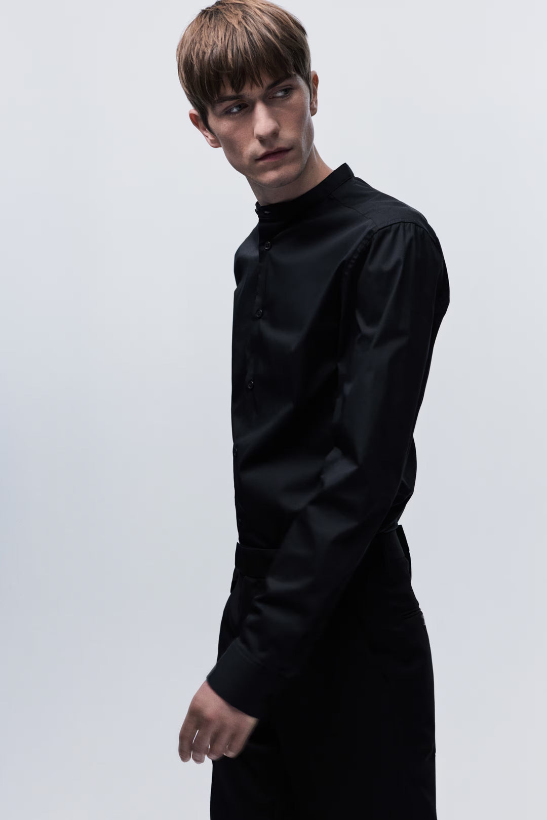 H&M Slim Fit Grandad shirt