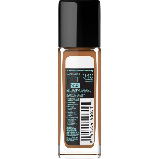 Maybelline New York Fit Me®, Matte + Poreless Liquid Foundation, Fit Me Matte + Poreless Foundation
