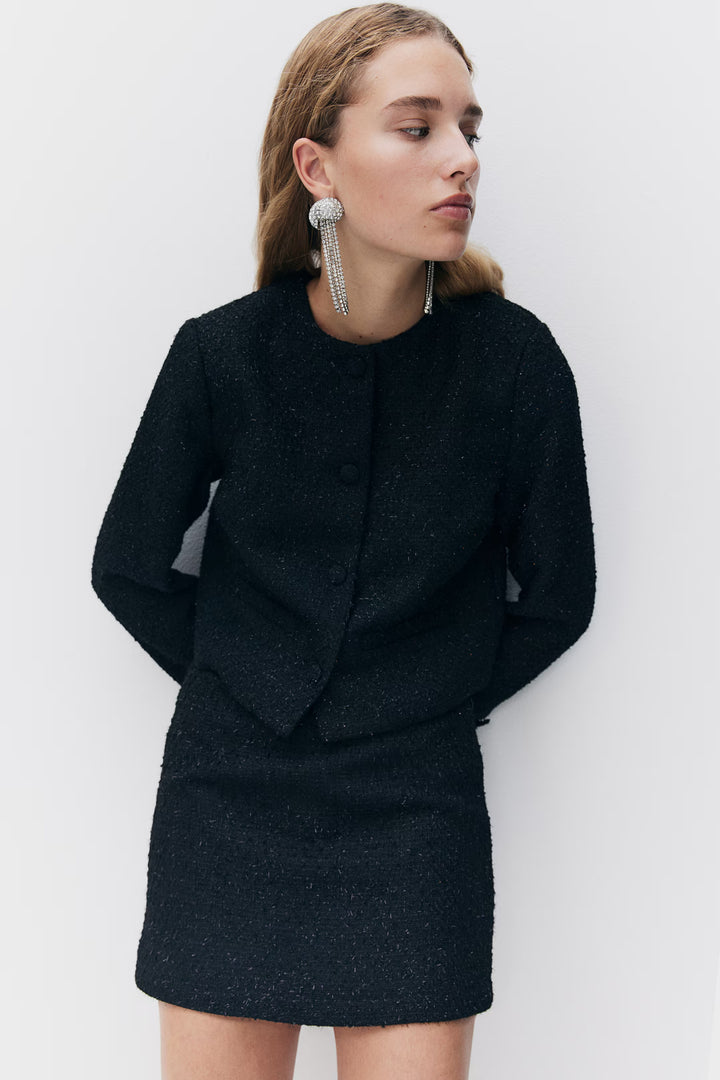 H&M Bouclé-Weave Jacket