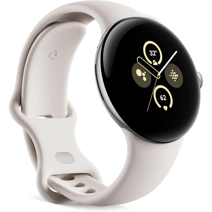 Google Pixel Watch 2 with the Best of Fitbit and Google - Heart Rate Tracking, Stress Management, Safety Features - Android Smartwatch - Matte Black Aluminum Case - Obsidian Active Band - Wi-Fi