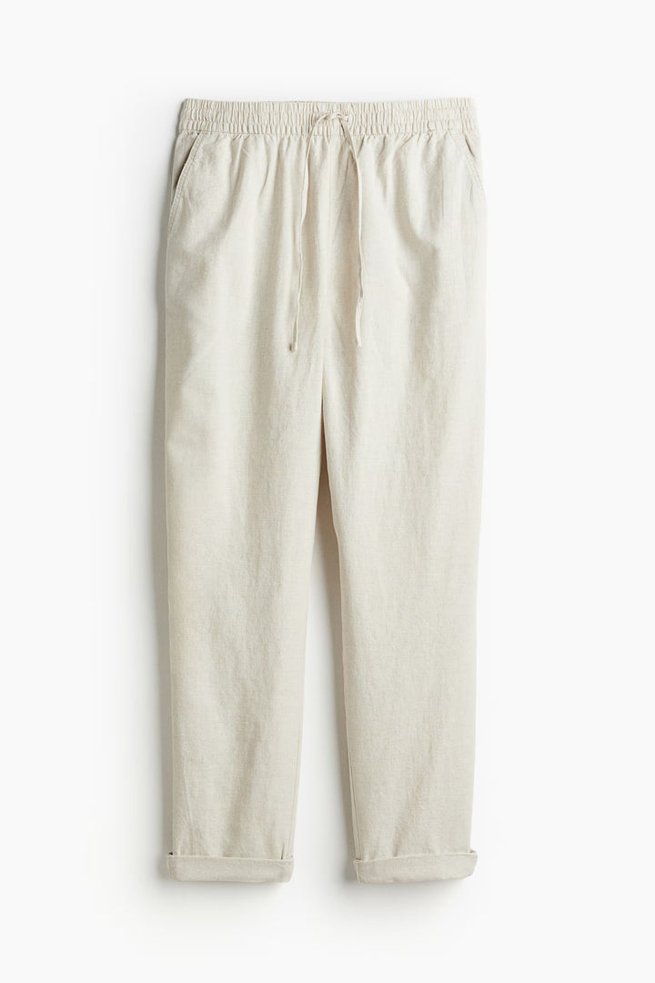 H&M Linen-blend Joggers