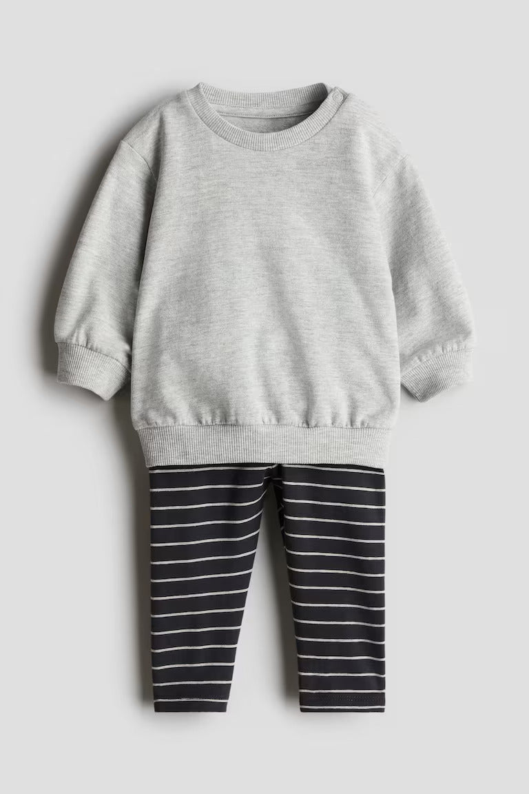 H&M 2-piece Sweatshirt and Leggings Set