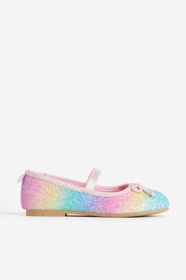 H&M Appliquéd Ballet Flats