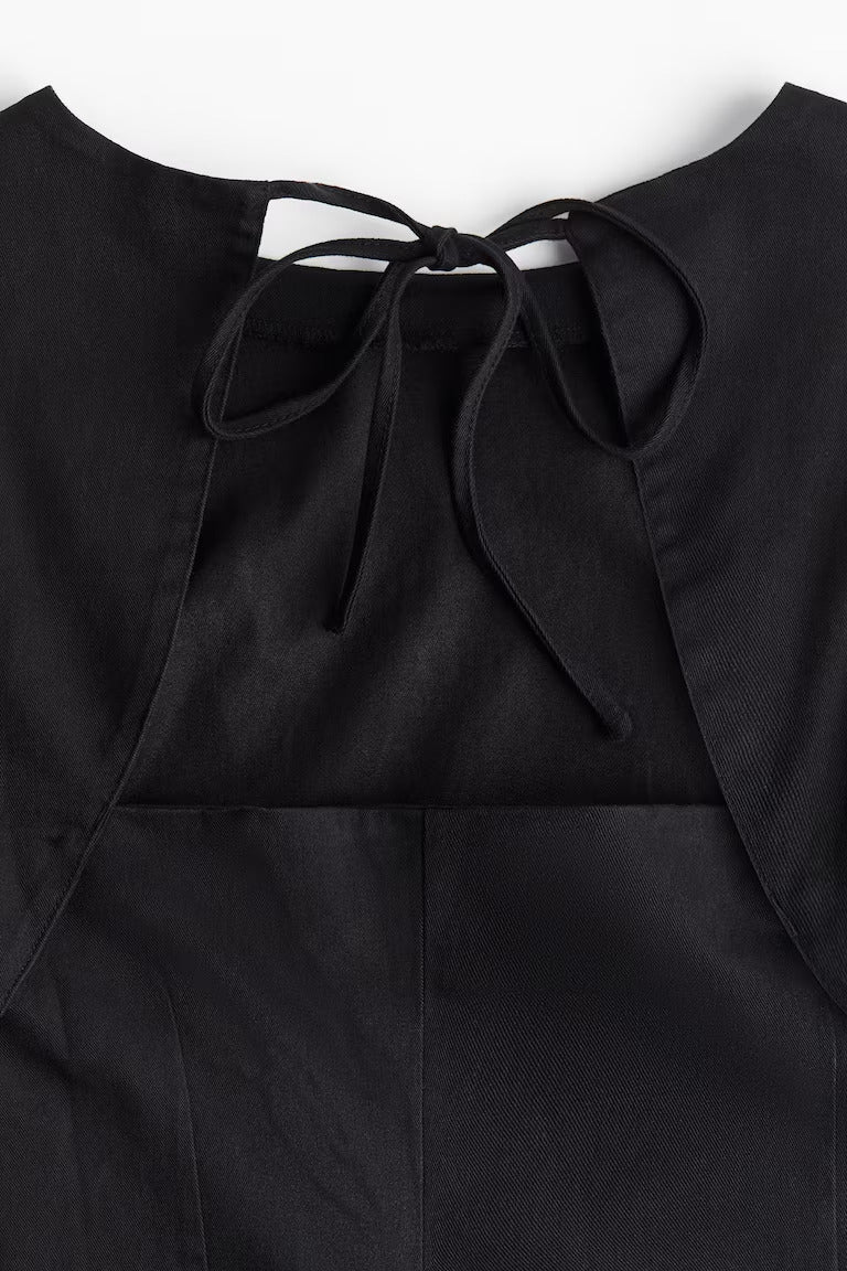H&M Open-Back Cotton Dress