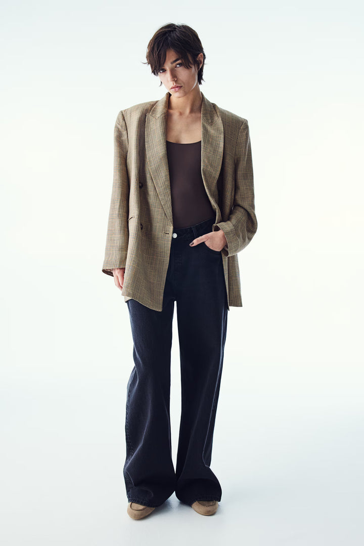 H&M Linen-Blend Blazer