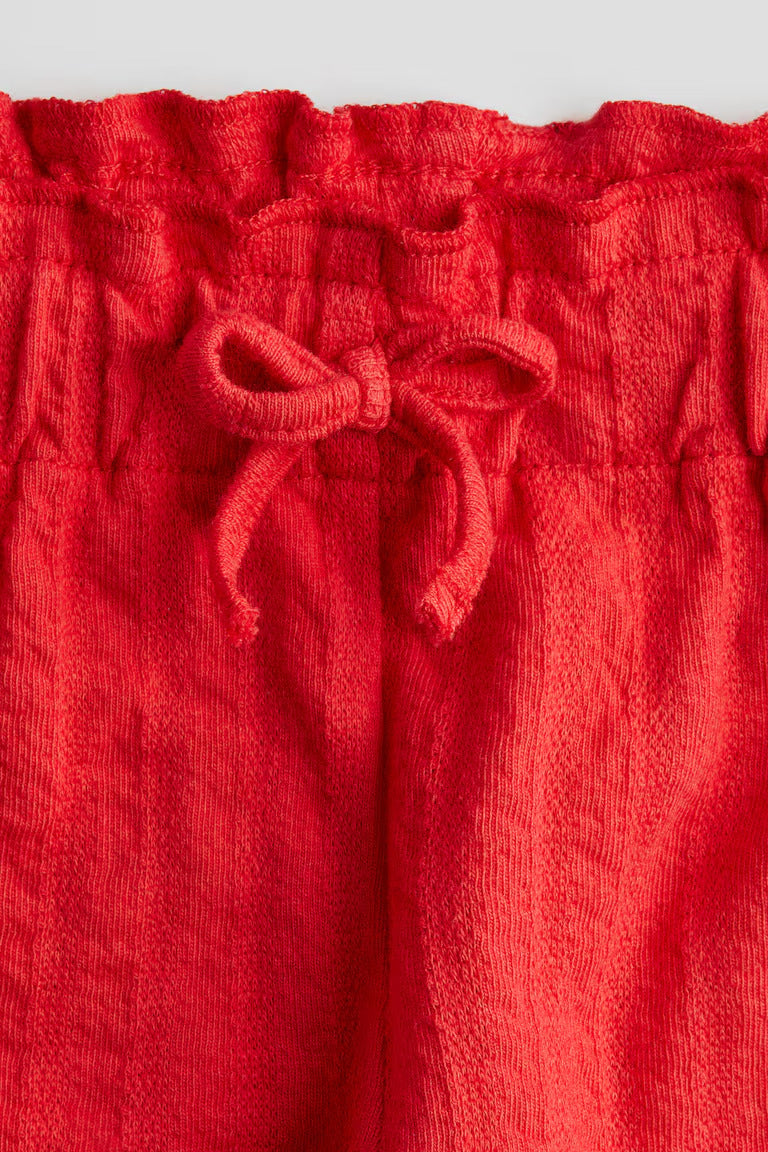 H&M Textured Cotton Pants