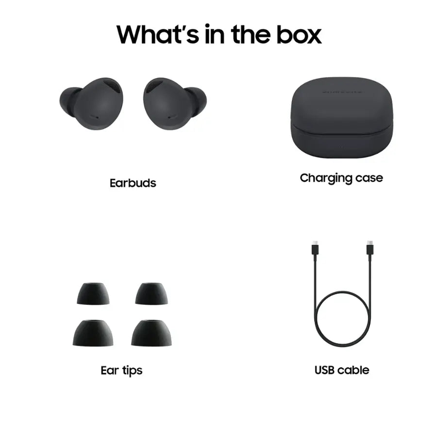 Samsung - Galaxy Buds2 Pro True Wireless Earbud Headphones - Graphite