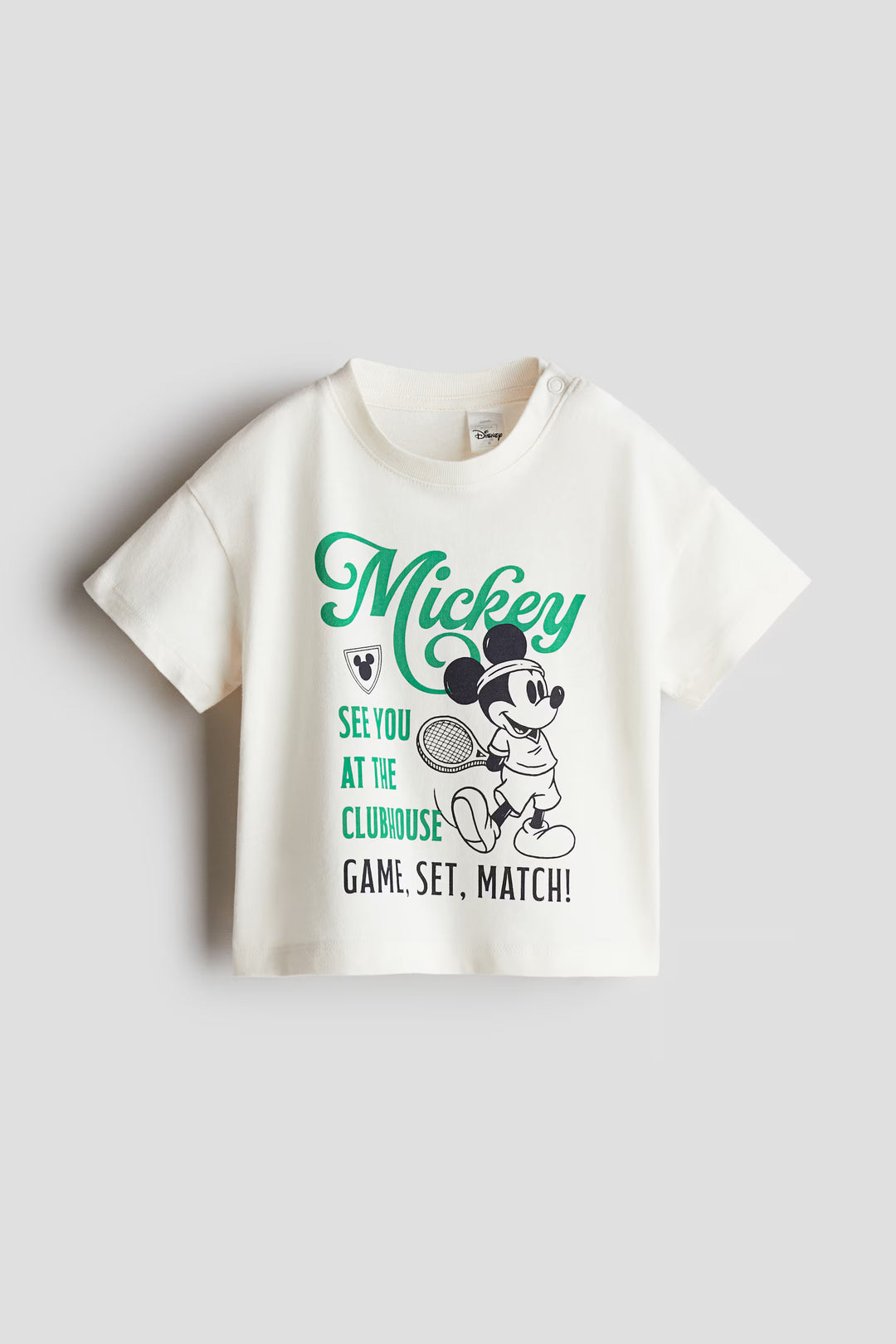 H&M Cotton T-Shirt with Printed Motif