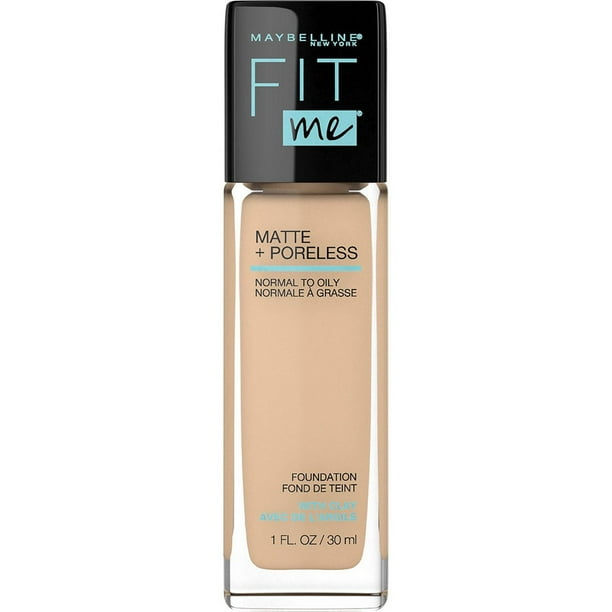 Maybelline New York Fit Me®, Matte + Poreless Liquid Foundation, Fit Me Matte + Poreless Foundation