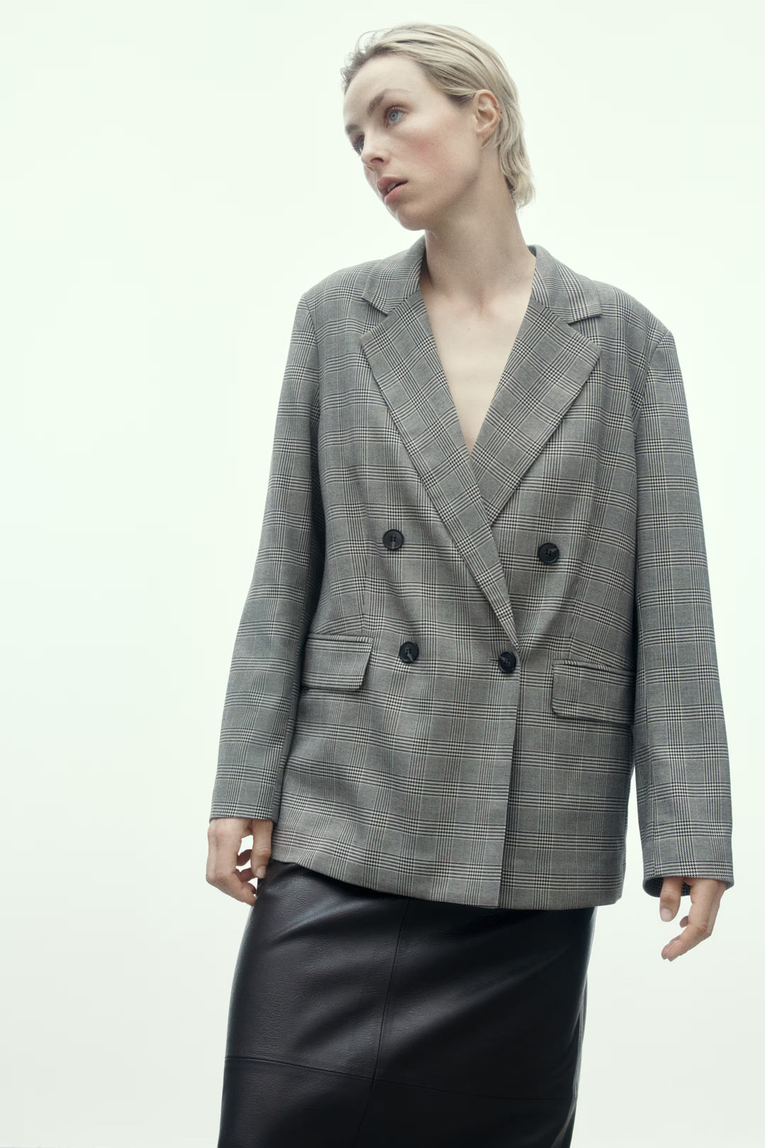 H&M Double-Breasted Blazer