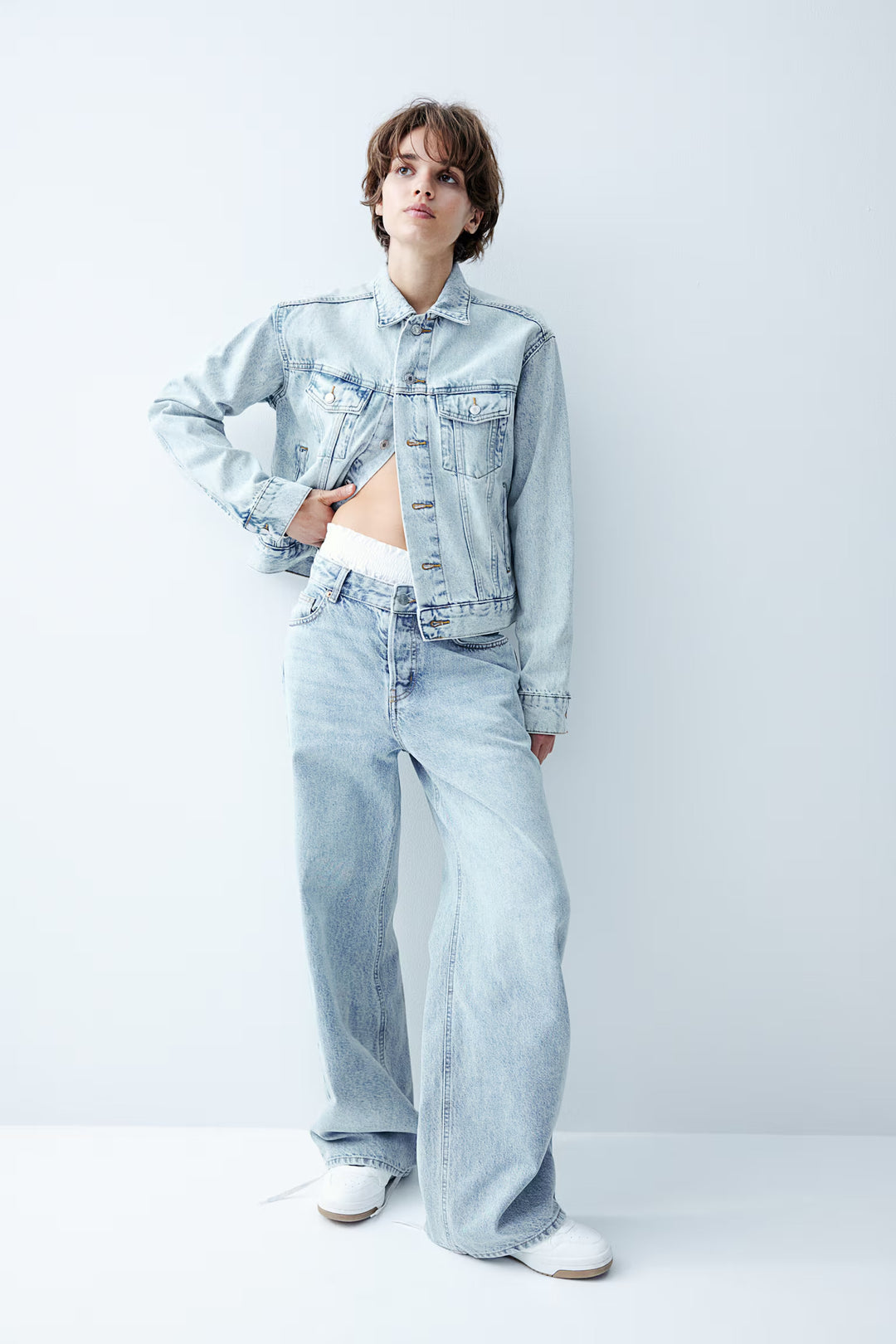 H&M Wide-cut Jeans