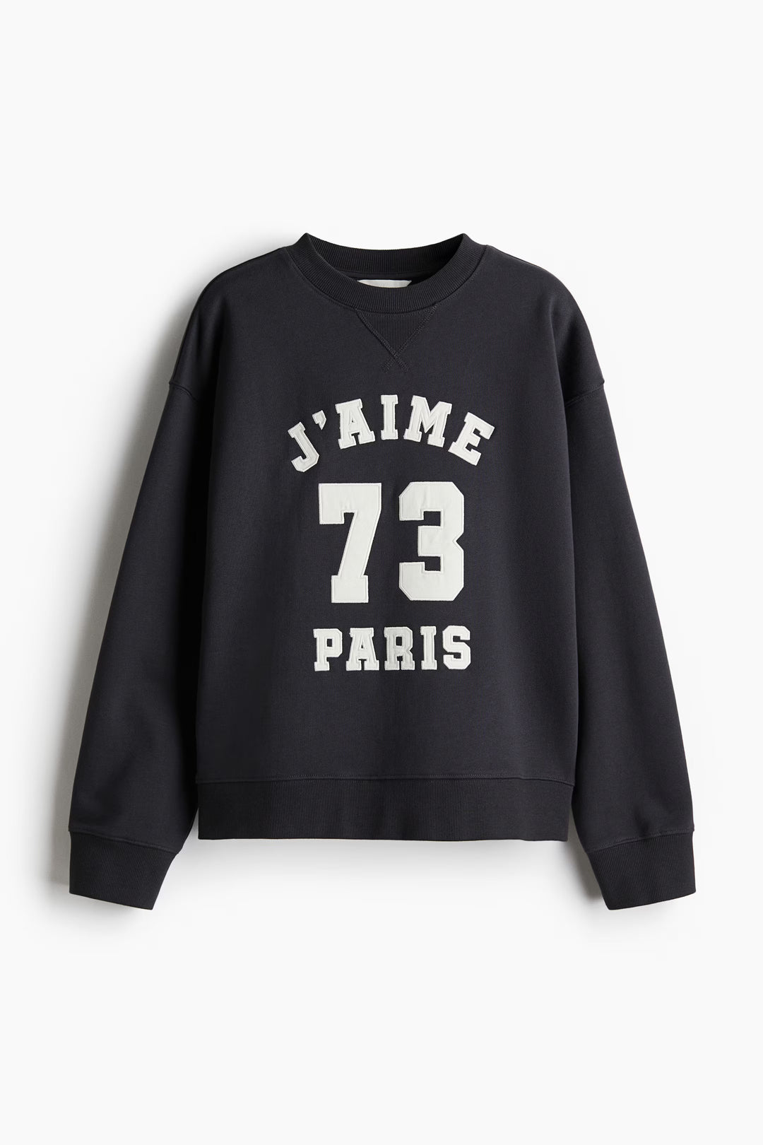 H&M Sweatshirt with Text Motif