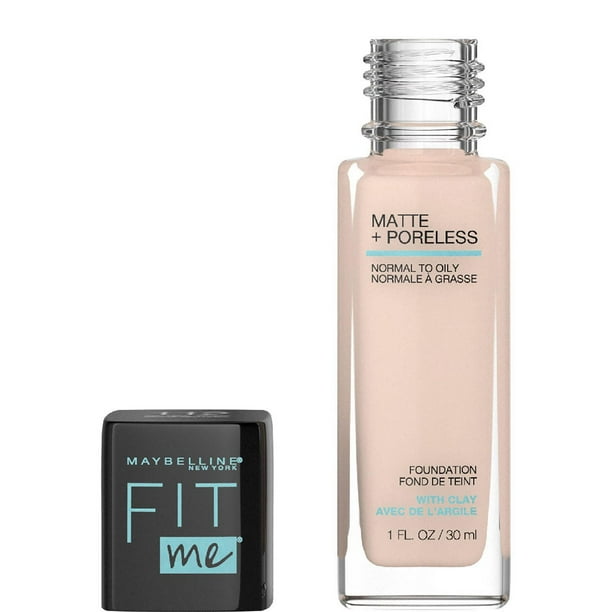 Maybelline New York Fit Me®, Matte + Poreless Liquid Foundation, Fit Me Matte + Poreless Foundation