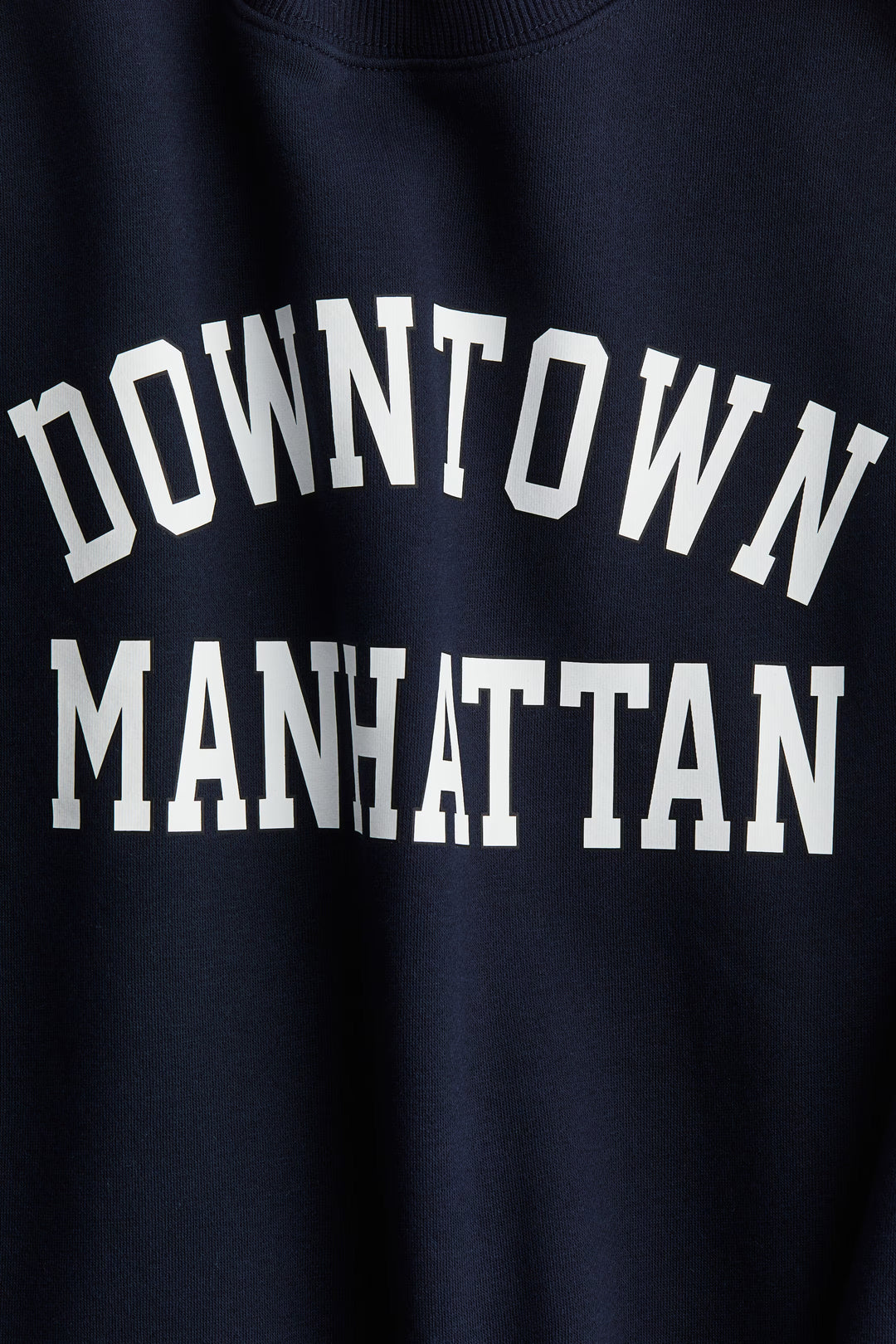 H&M Sweatshirt with Text Motif