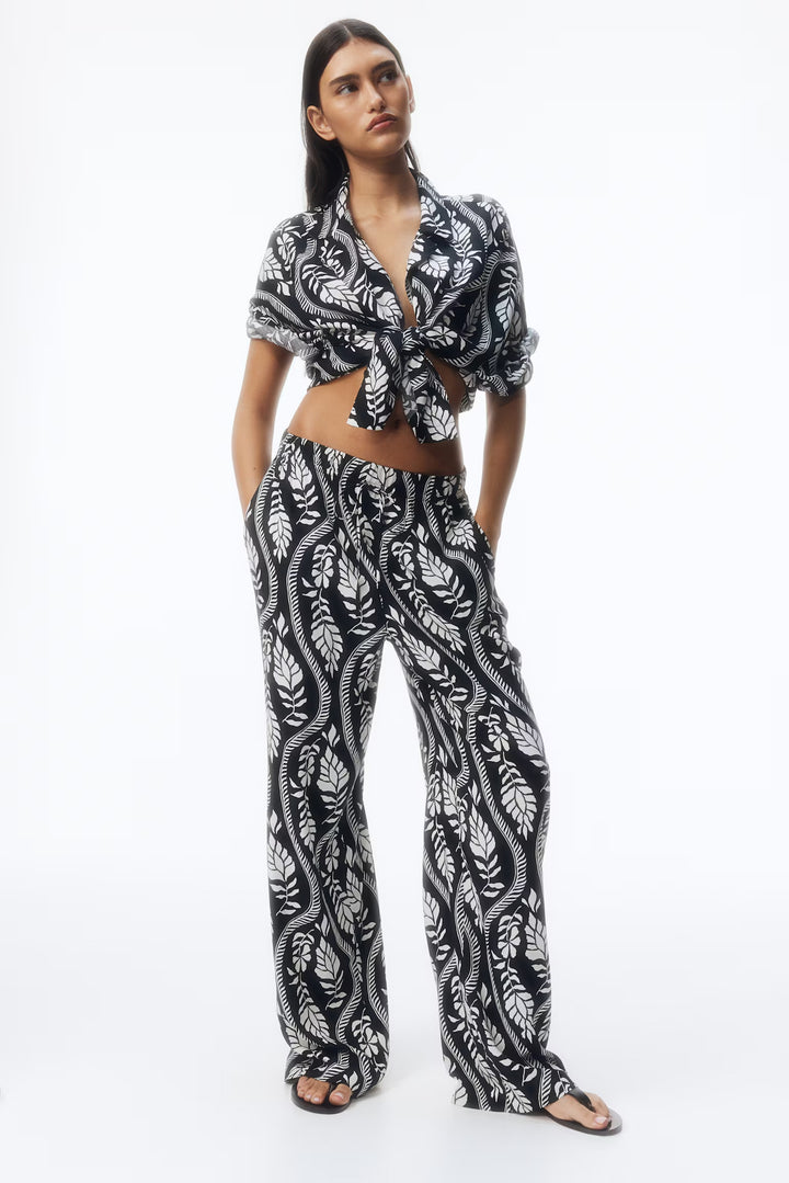 H&M Viscose Drawstring Pants