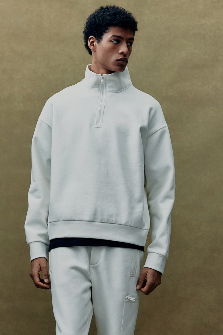 H&M Loose Fit Half-Zip Sweatshirt