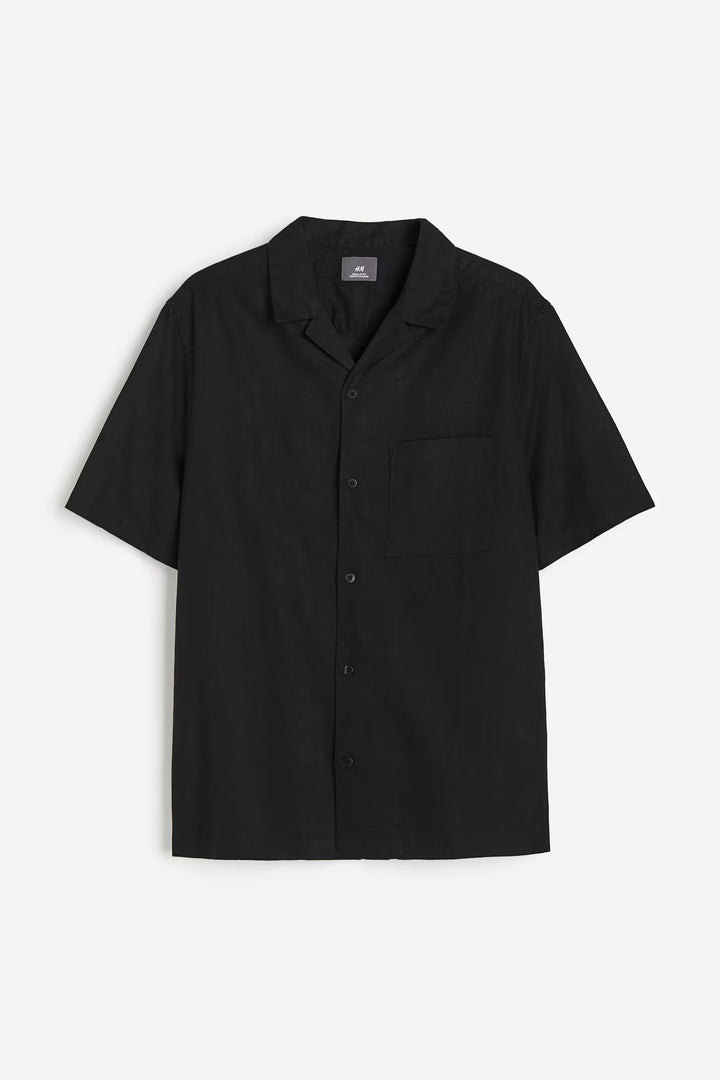 H&M Regular Fit Linen-blend Shirt