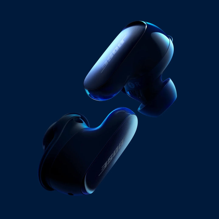 Bose QuietComfort Ultra Wireless Earbuds, Noise Cancelling, Lunar Blue