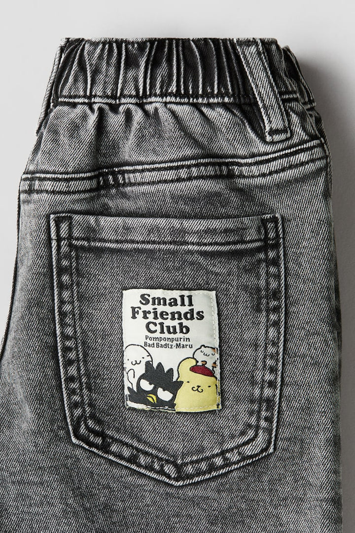 H&M Appliquéd Jeans