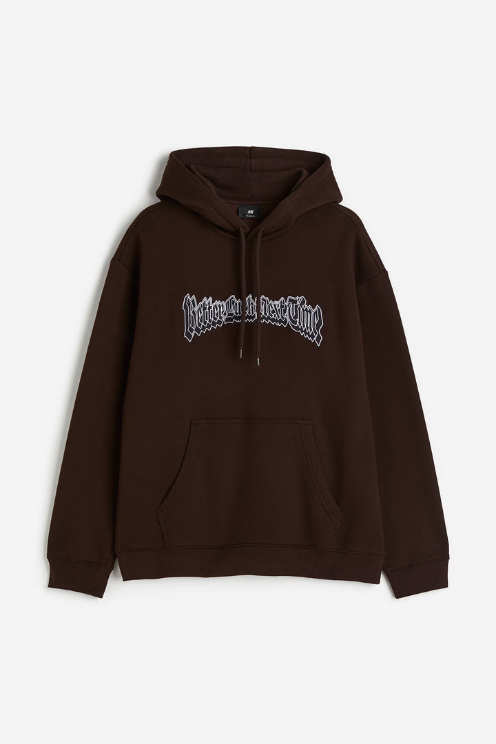 H&M Loose Fit Printed Hoodie