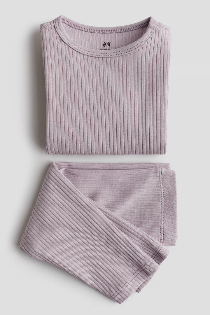 H&M Ribbed Cotton Set