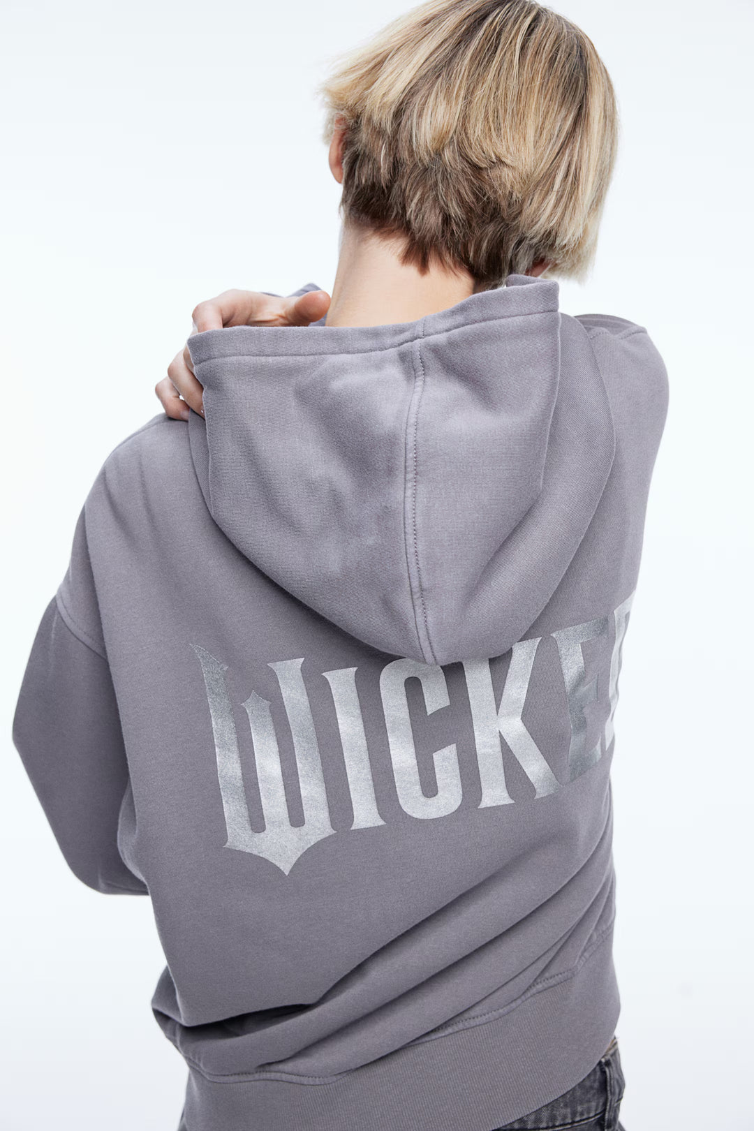 H&M Printed Hooded Jacket
