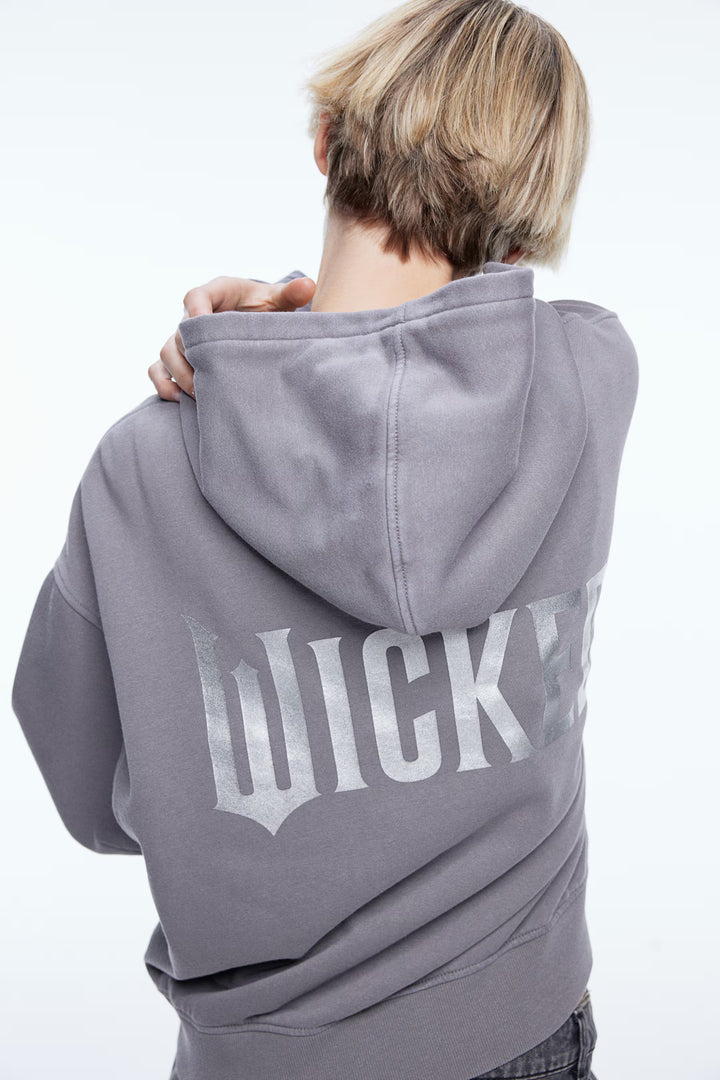 H&M Printed Hooded Jacket