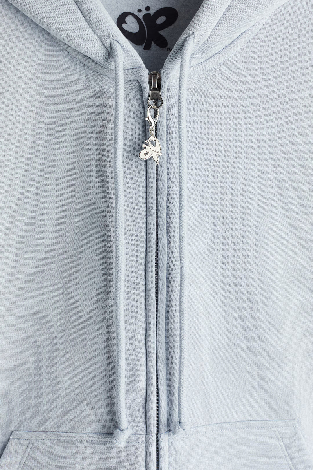H&M Oversized Hooded Jacket with Motif