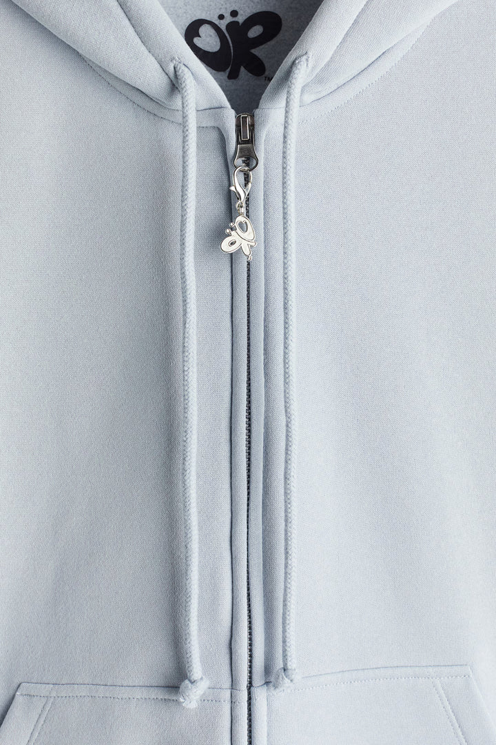 H&M Oversized Hooded Jacket with Motif