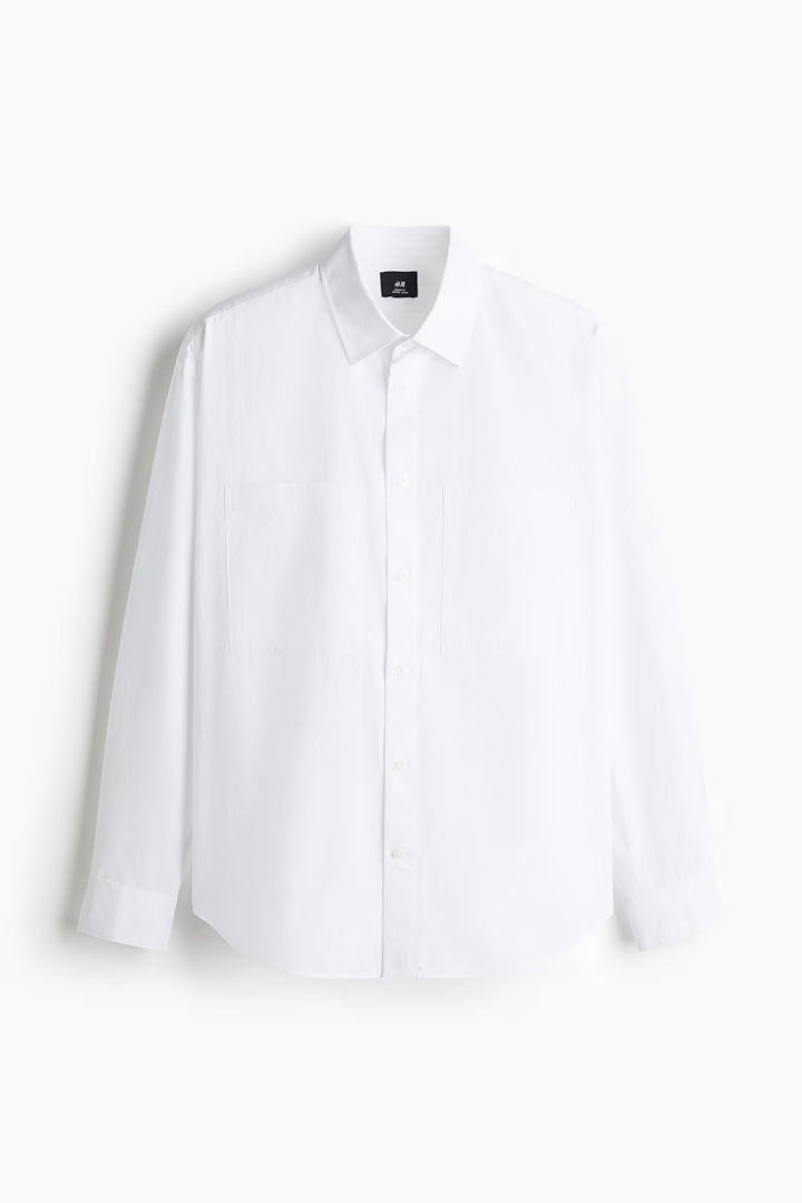 H&M Loose Fit Poplin Shirt