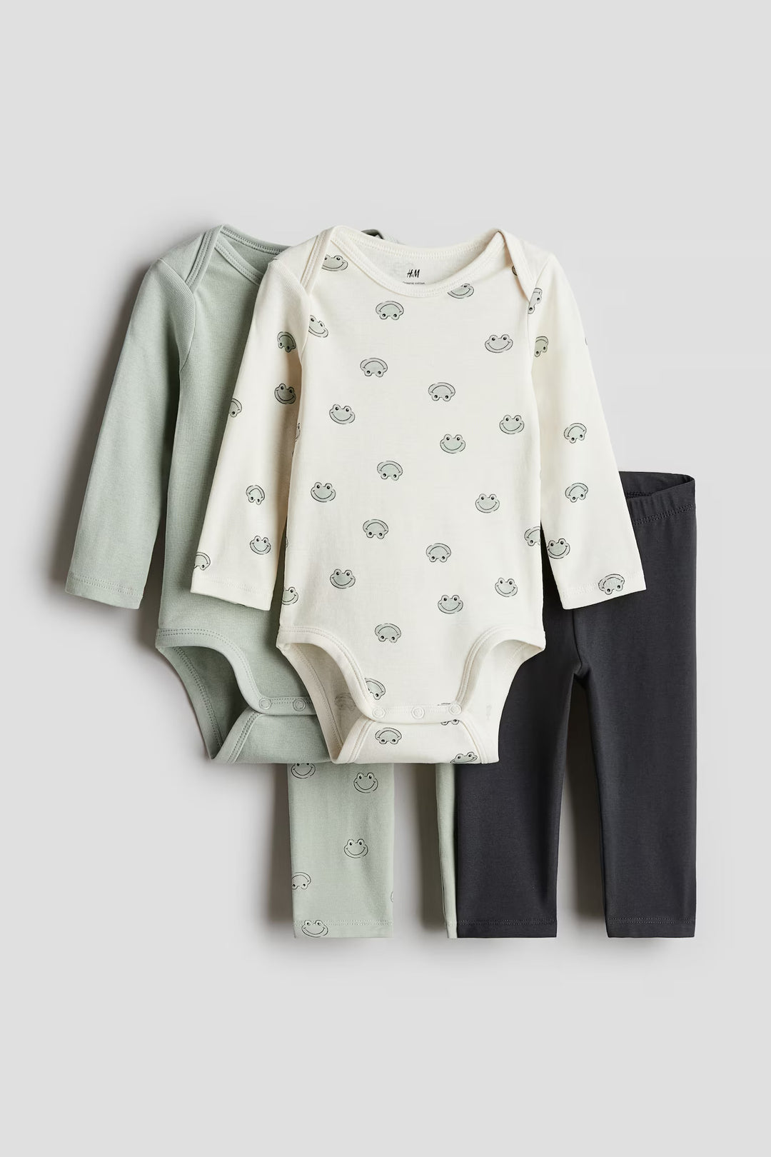 H&M 4-piece Cotton Jersey Set