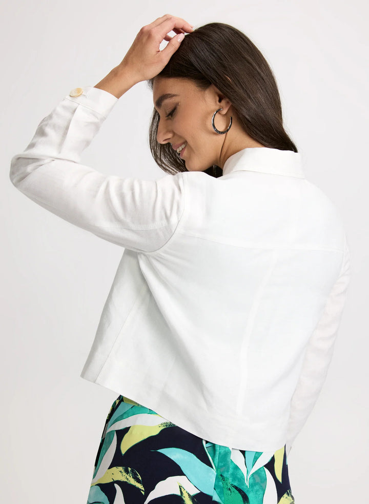 LAURA Short Linen Jacket