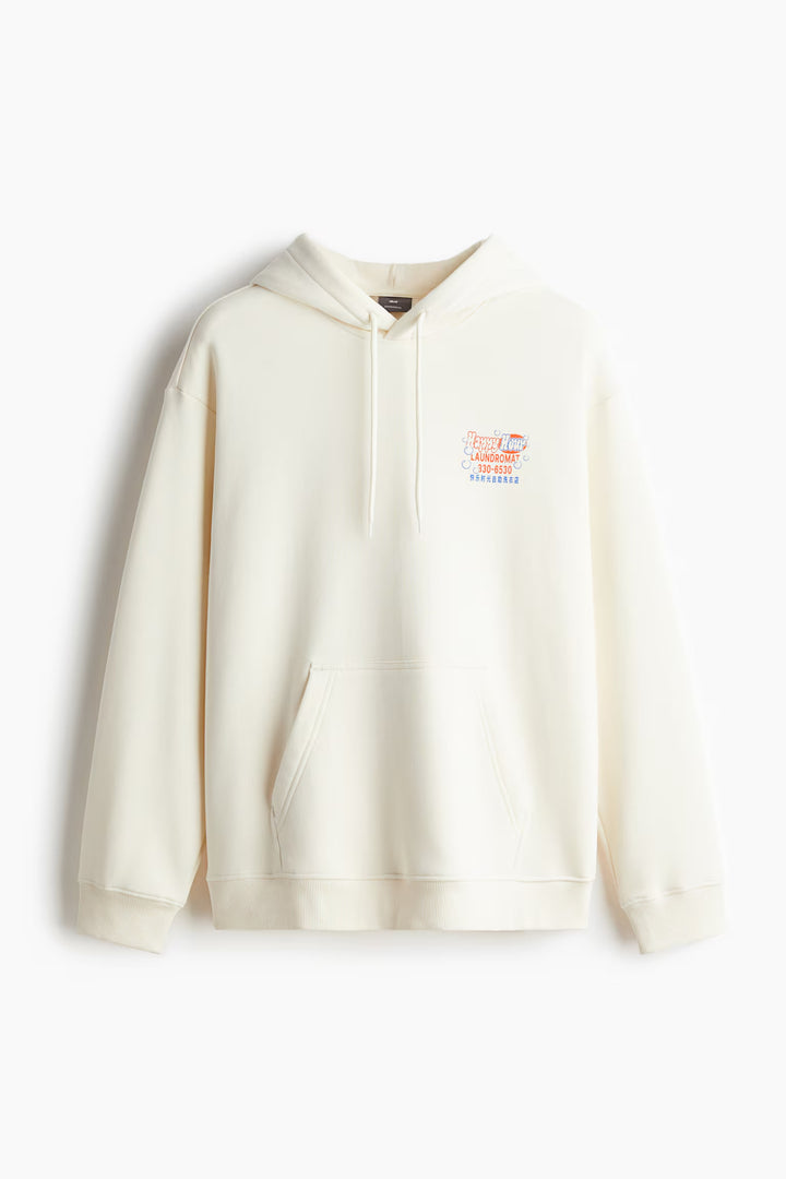 H&M Loose Fit Printed Hoodie