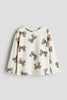 Cream/bows