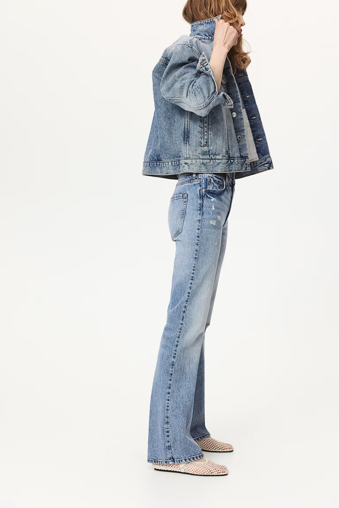 H&M Bootcut High Jeans