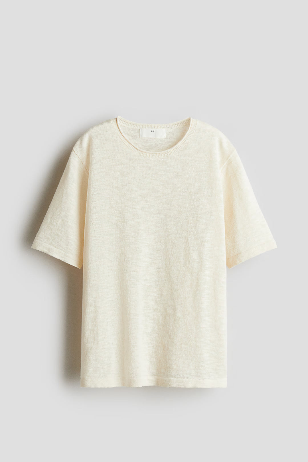 H&M Loose-Fit Fine-Knit T-Shirt