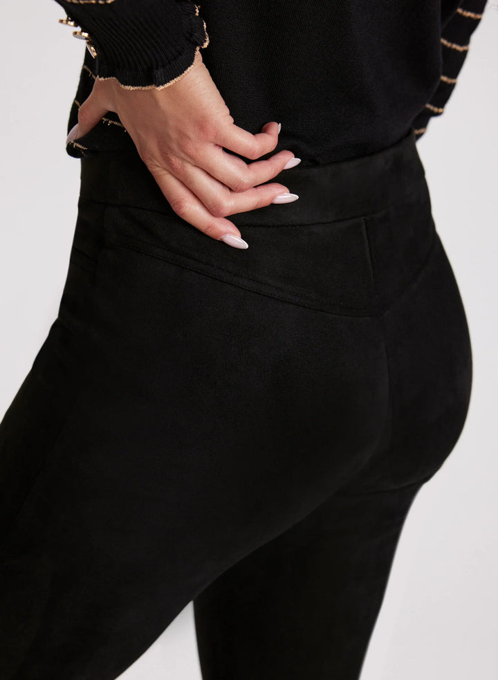 LAURA Faux-Suede Chloe Leggings