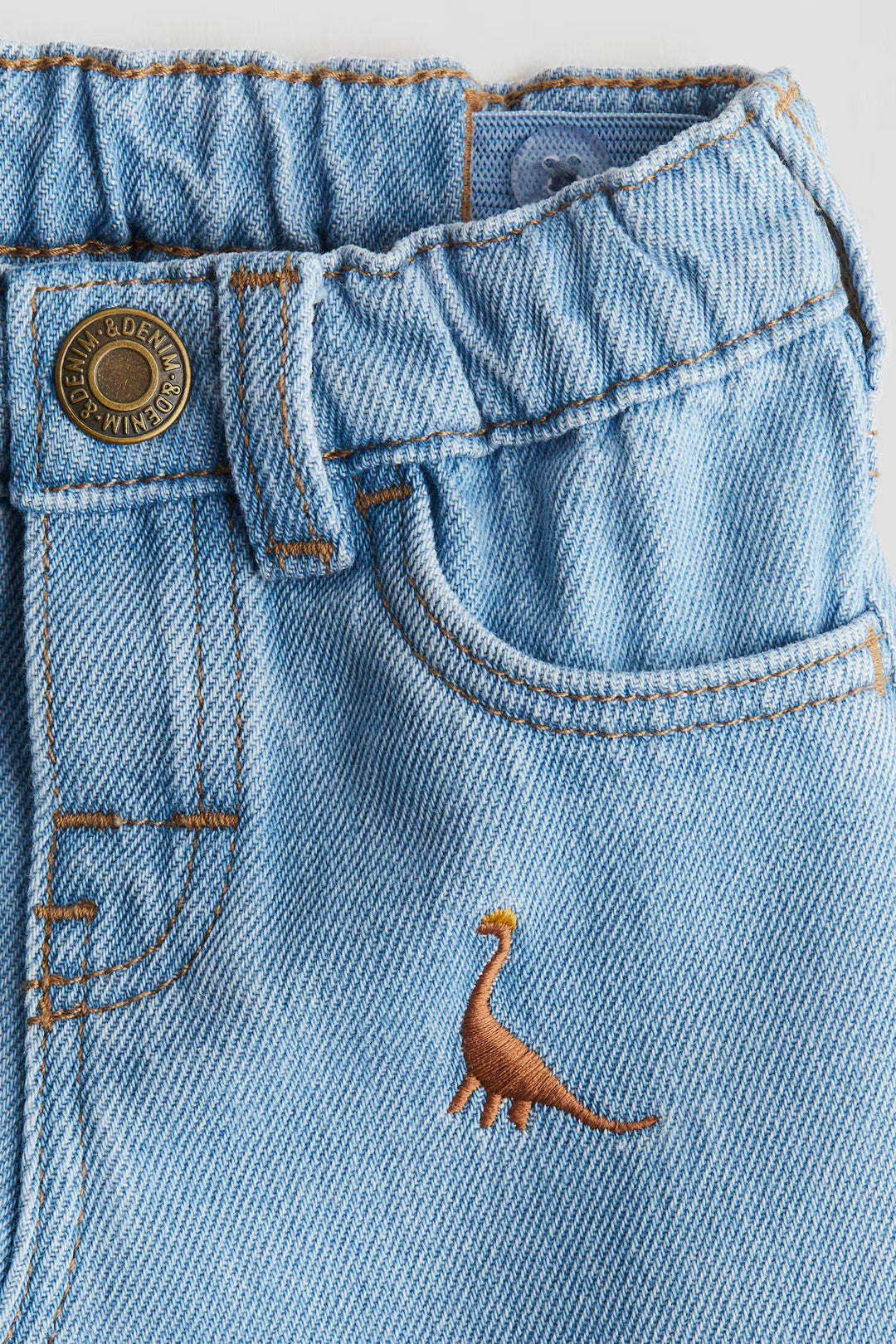 H&M Embroidery-Detail Jeans