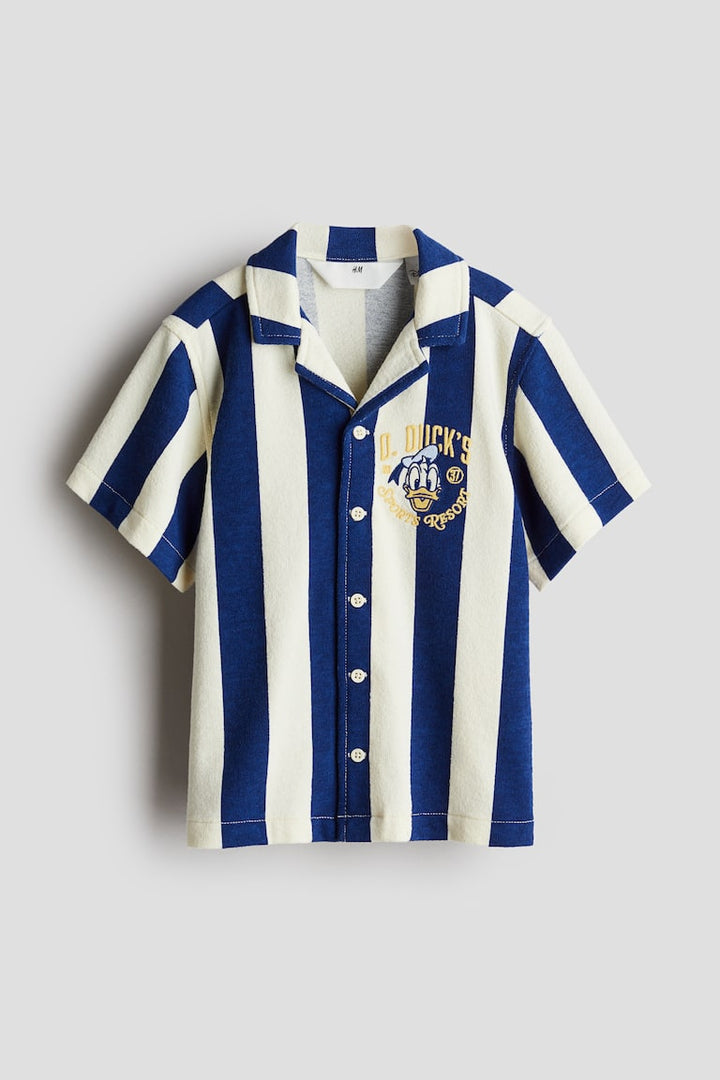 H&M Embroidery-Detail Resort Shirt