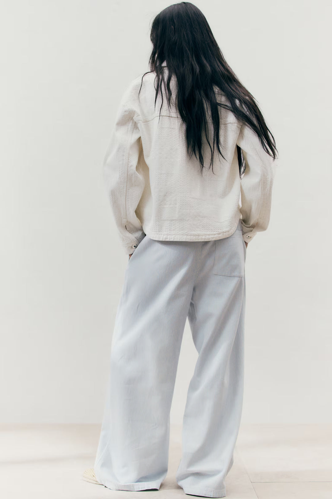 H&M Denim Drawstring Pants