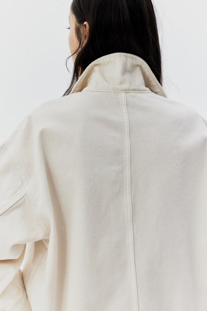 H&M Oversized Pullover Denim Shirt