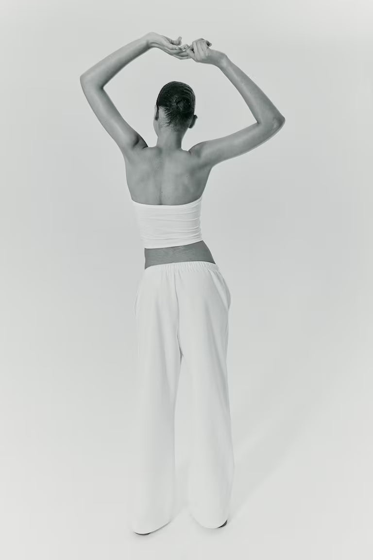 H&M 2-PACK SHORT TUBE TOPS