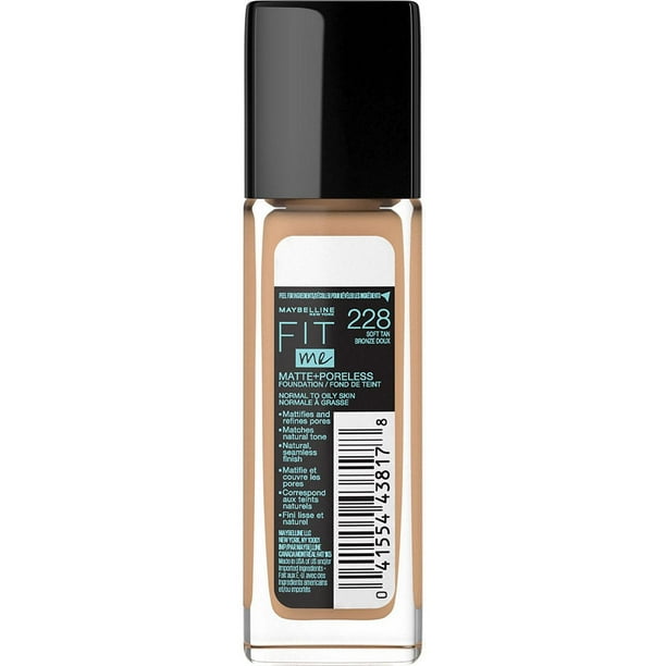 Maybelline New York Fit Me®, Matte + Poreless Liquid Foundation, Fit Me Matte + Poreless Foundation