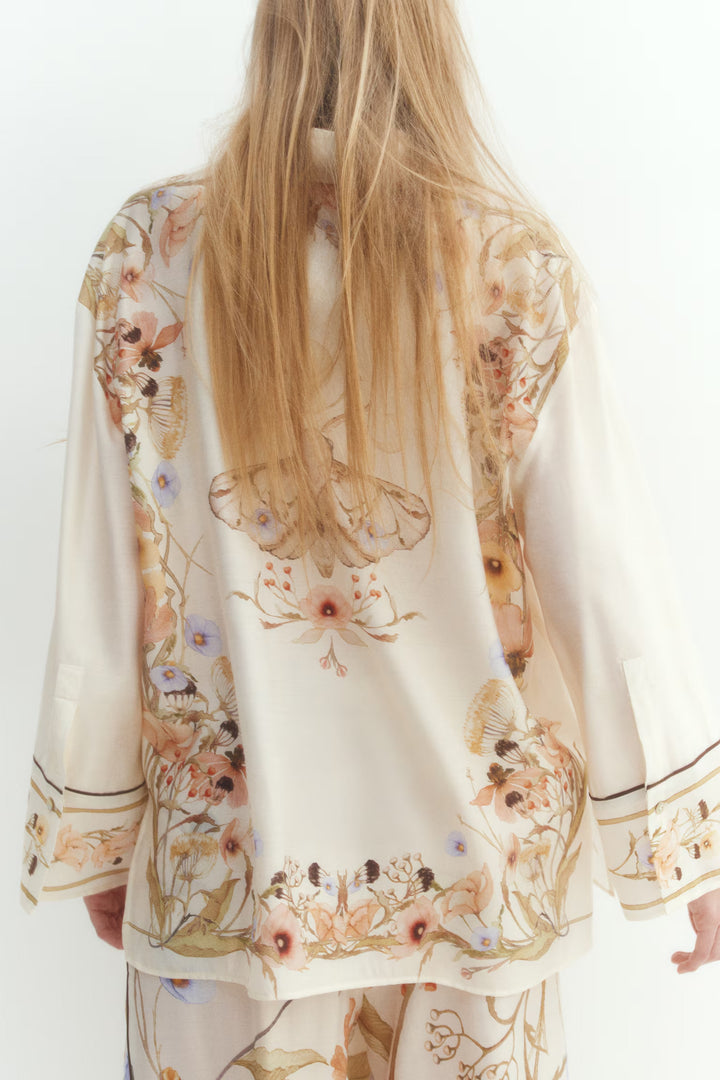 H&M Floral-Motif Shirt