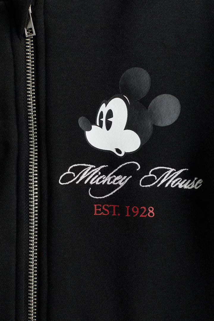 H&M Short Hooded Jacket with Printed Detail