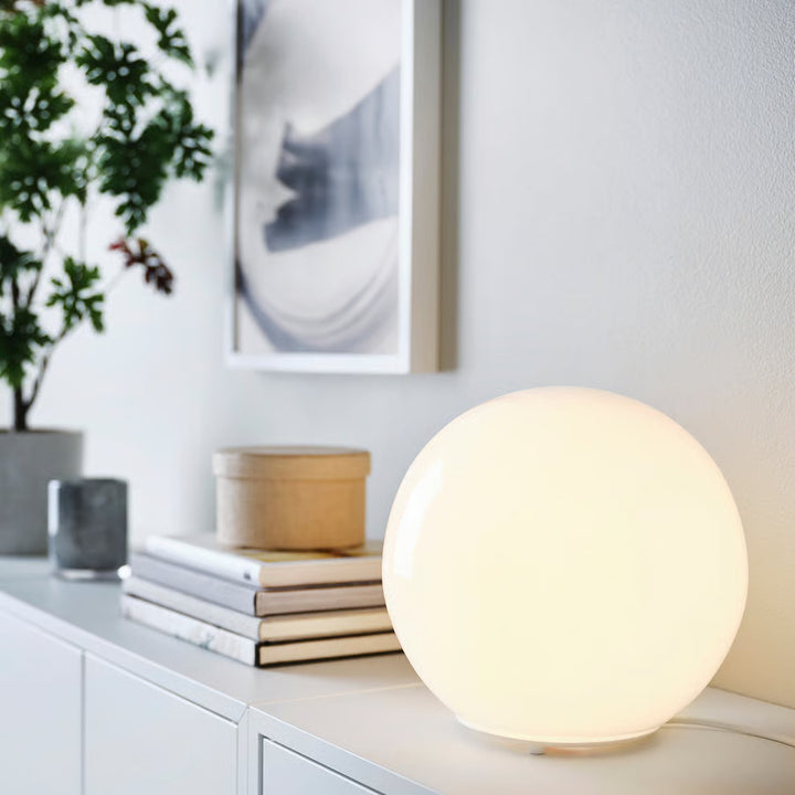 Ikea FADO Table lamp, white, 10 "