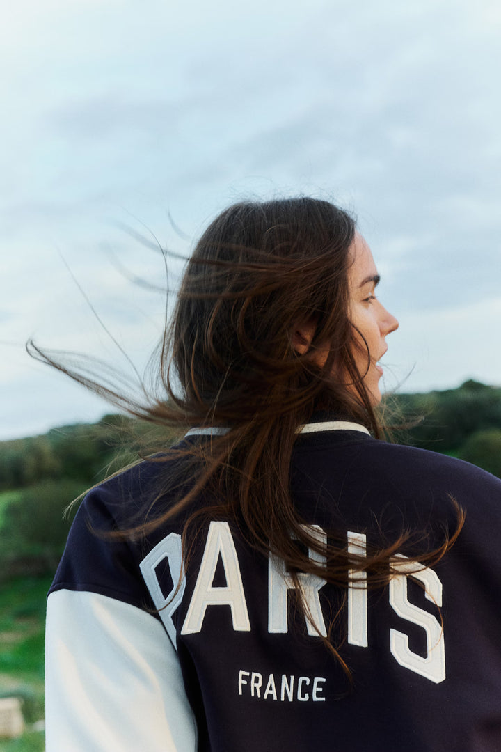 H&M Motif-Detail Baseball Jacket